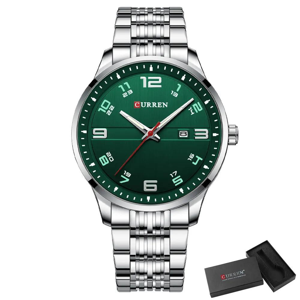 Relógio Masculino Luxury Quartzo Aço Inoxidável - Rocktude