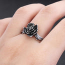 Anel Feminino Rosa Vintage - Rocktude