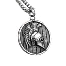 Colar Viking Capacete Espartano - Rocktude