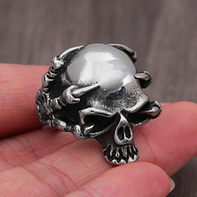 Anel Caveira Claw - Rocktude