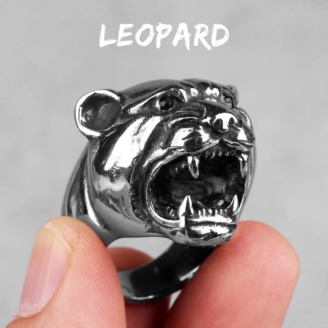Anel Animal 3D Aço Inox