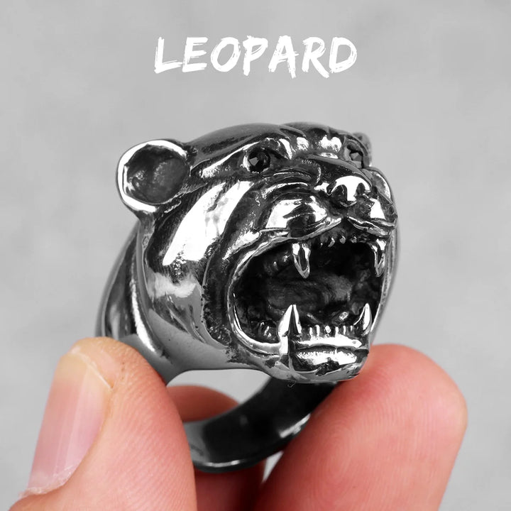 Anel Animal 3D Aço Inox