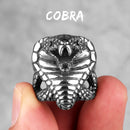 Anel Animal 3D Aço Inox