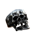 Anel Masculino Caveira Double - Rocktude