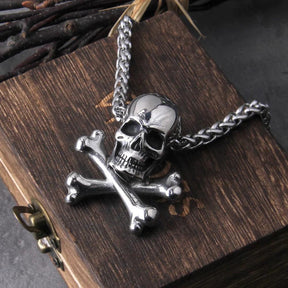 Colar de Caveira Pirata - Rocktude