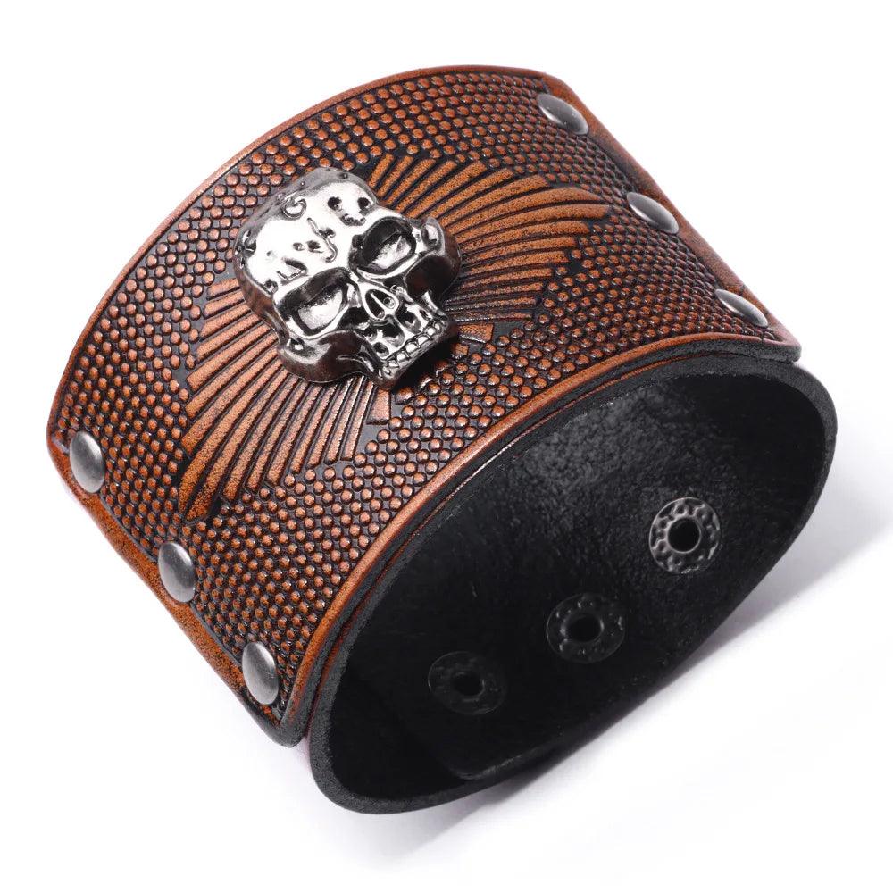 Pulseira Bracelete Skull