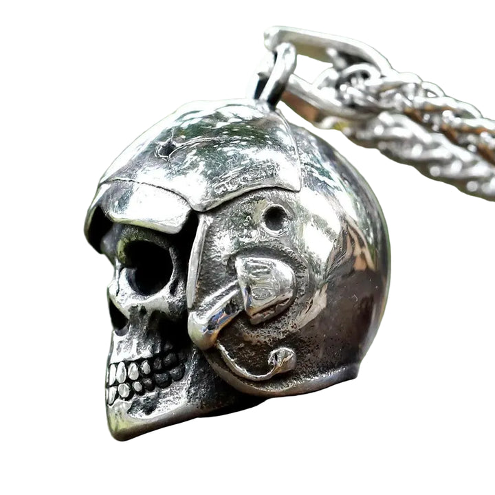 Colar Caveira Helmet Motociclista - Rocktude