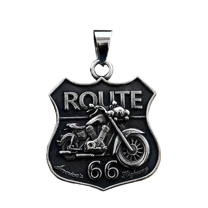 Pingente Motorcycle Route 66 - Rocktude