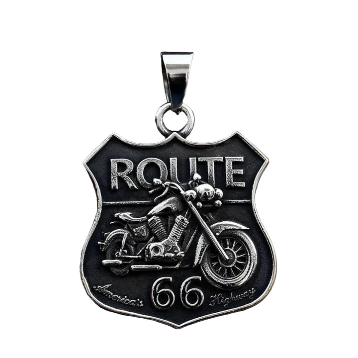 Pingente Motorcycle Route 66 - Rocktude