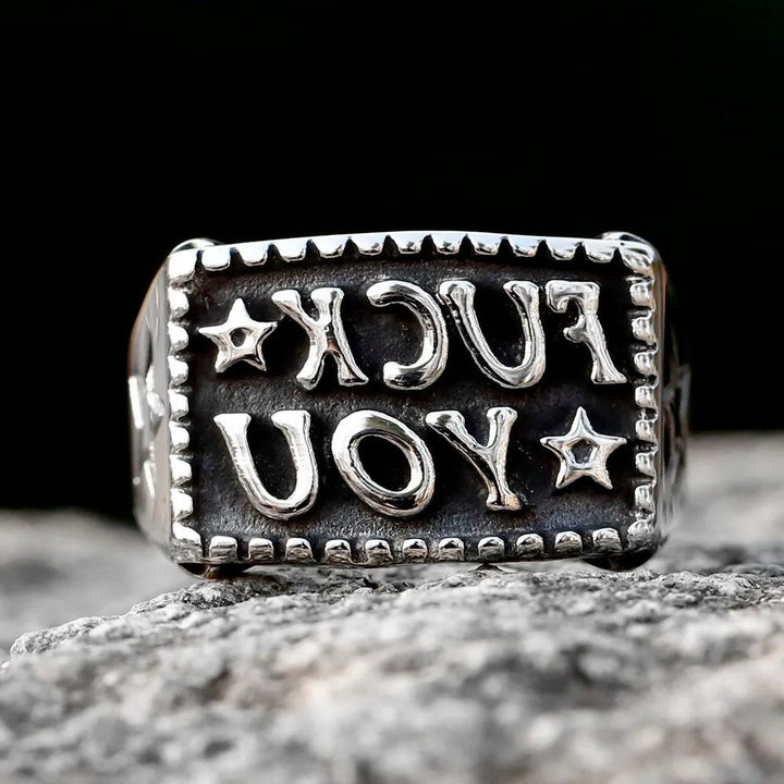 Anel Masculino Prata Custom - Rocktude