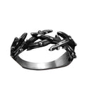 Anel Thorn Crown Aço Inox