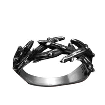 Anel Thorn Crown Aço Inox