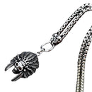 Colar Masculino Pingente Skull Cacique - Rocktude