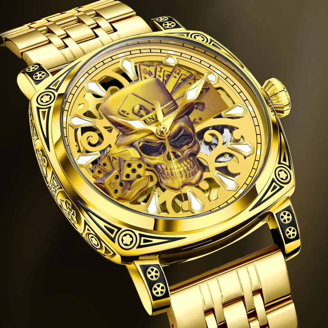 Relógio Skull Automático Rocktude