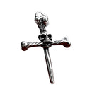 Colar Crânio Cruz Ossos - Rocktude