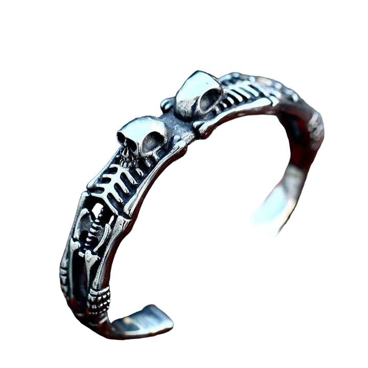Pulseira Skeletons Duplo - Rocktude