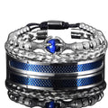 Pulseira Olho de Tigre Super Luxo 3 Peças - Rocktude