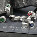 Anel Pedra Brilhante com Strass