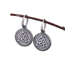 Brinco Símbolo Valknut Aço Inox - Rocktude