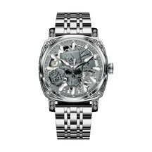 Relógio Skull Automático Aço Inoxidável