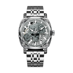 Relógio Skull Automático Aço Inoxidável
