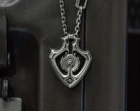 Colar Pingente Engrenagem