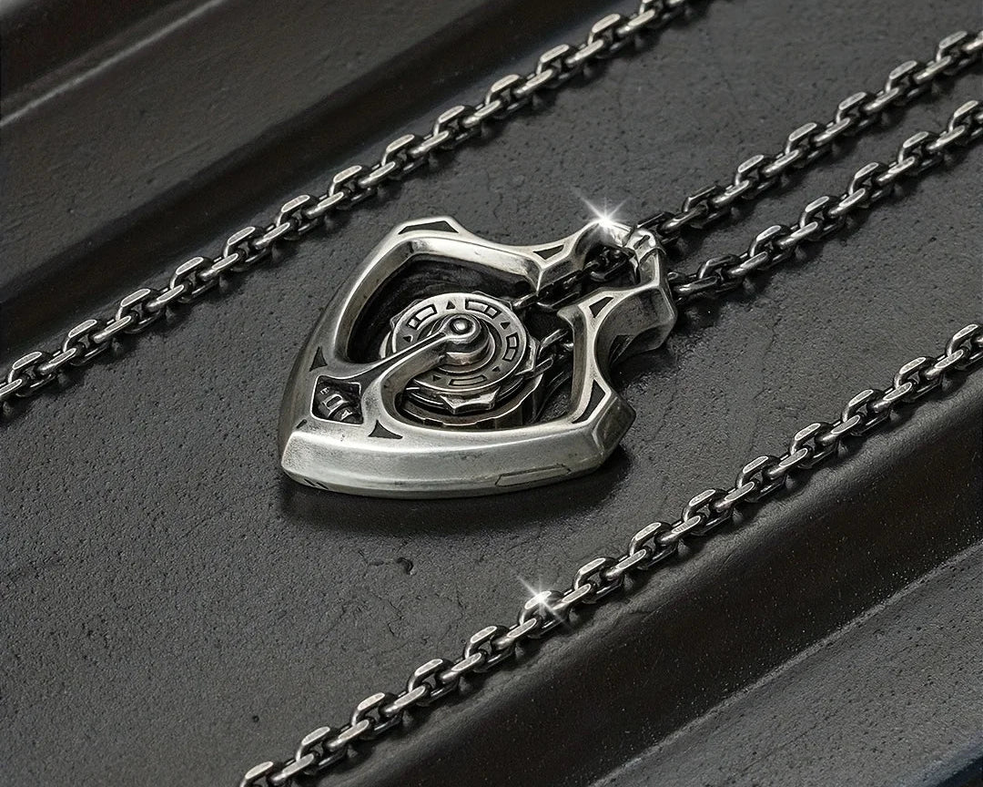 Colar Pingente Engrenagem