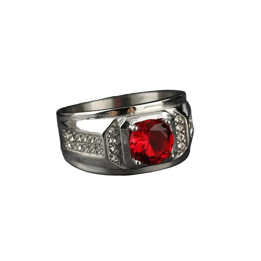 Anel Pedra Brilhante com Strass