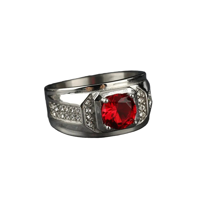 Anel Pedra Brilhante com Strass