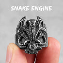 Anel Animal 3D Aço Inox