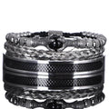 Pulseira Olho de Tigre Super Luxo 3 Peças - Rocktude
