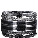 Pulseira Olho de Tigre Super Luxo 3 Peças - Rocktude