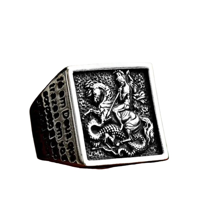Anel São Jorge Aço Inoxidável - Rocktude