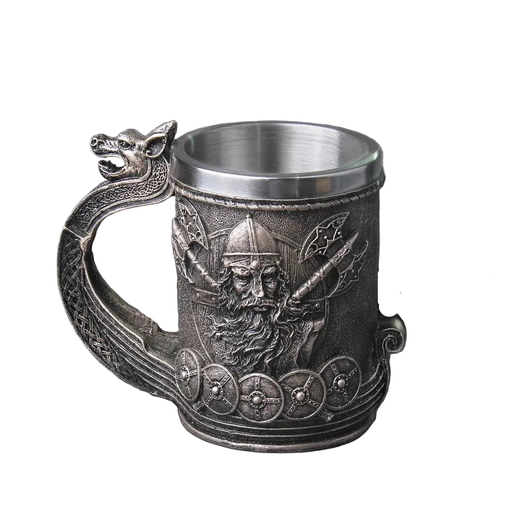 Caneca Viking Drakkar 600 ml - Rocktude