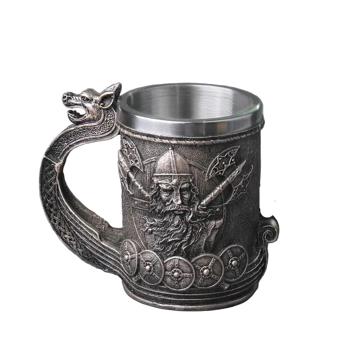 Caneca Viking Drakkar 600 ml - Rocktude