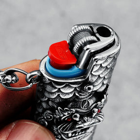 Colar Case Dragon Aço Inox