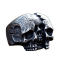 Anel 3D Skull Rebirth - Rocktude