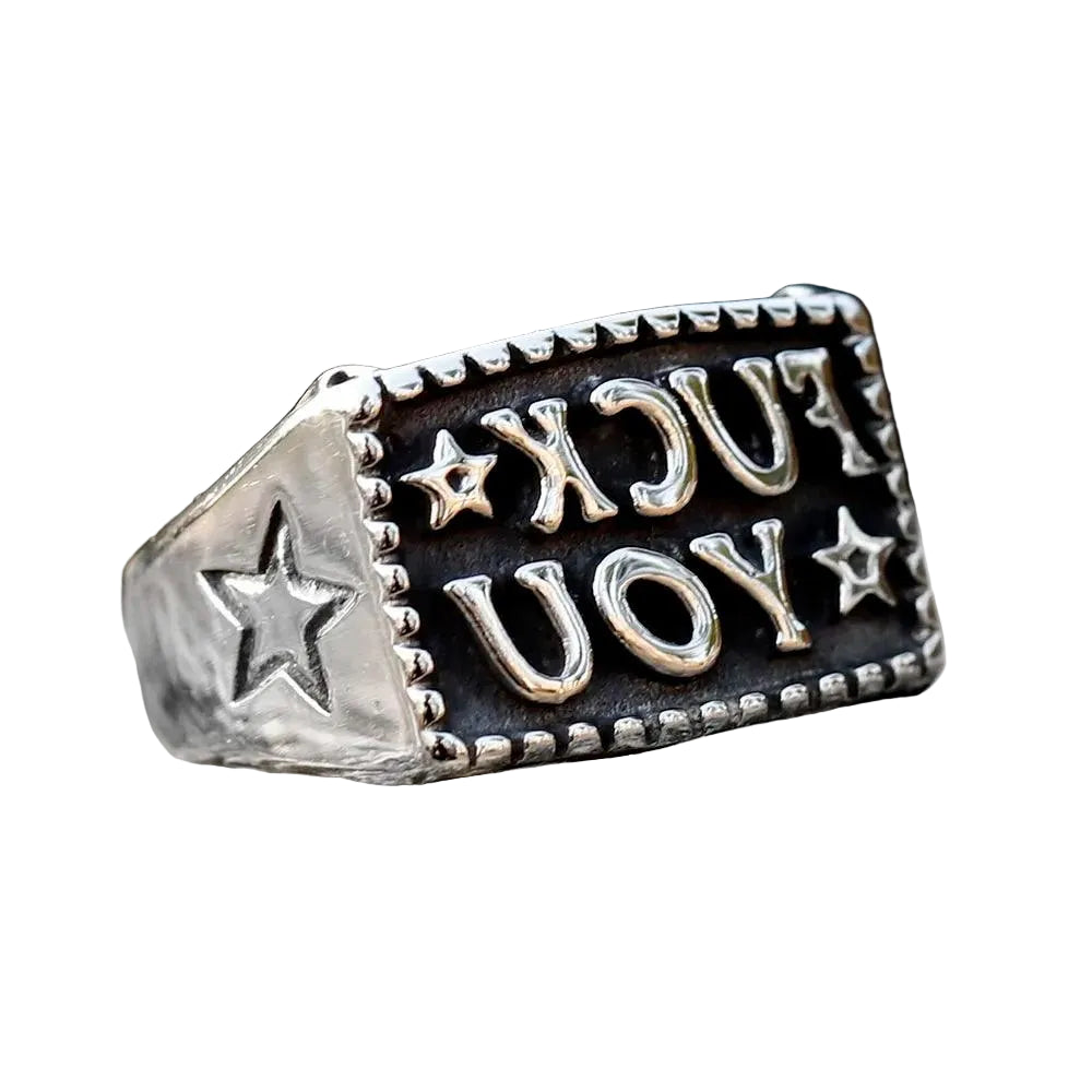 Anel Masculino Prata Custom - Rocktude
