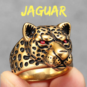 Anel Jaguar Vintage Aço Inox