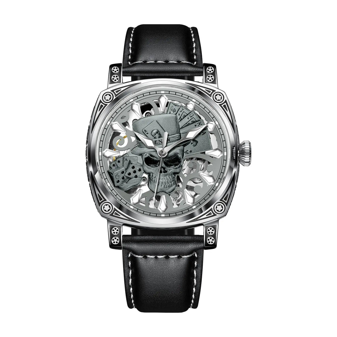 Relógio Skull Automático Rocktude