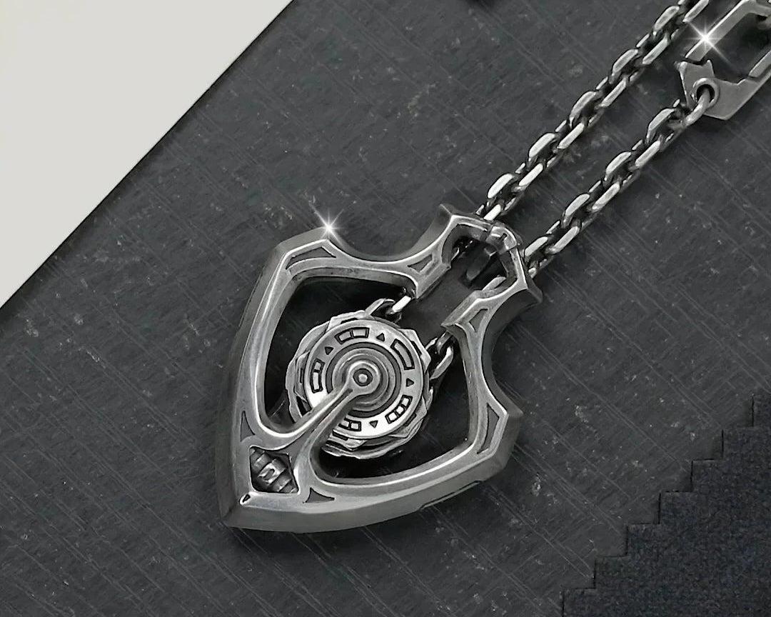 Colar Pingente Engrenagem