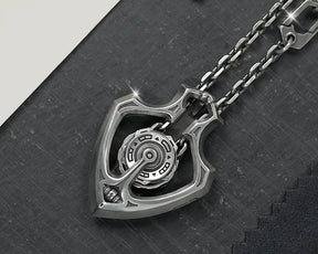 Colar Pingente Engrenagem