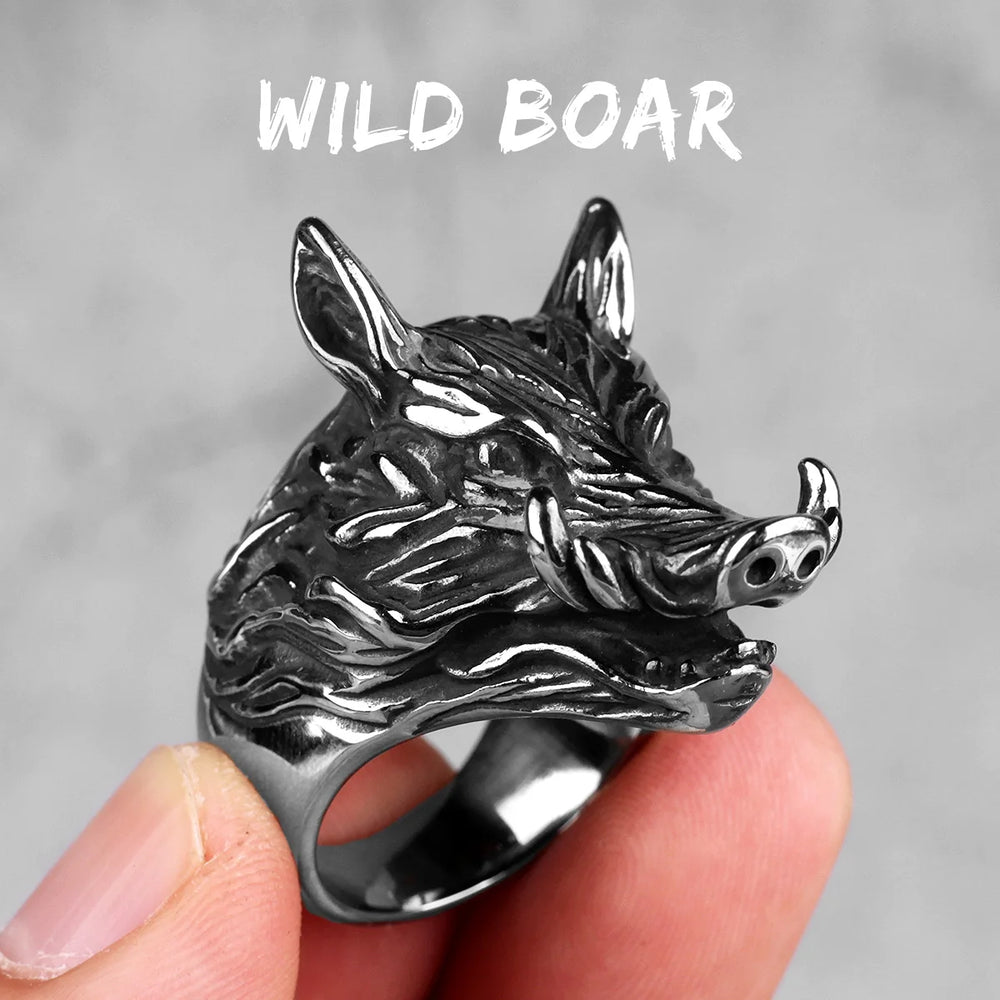 Anel Animal 3D Aço Inox | Rocktude