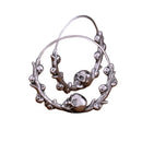 Brinco Argola Skull Aço Inox - Rocktude