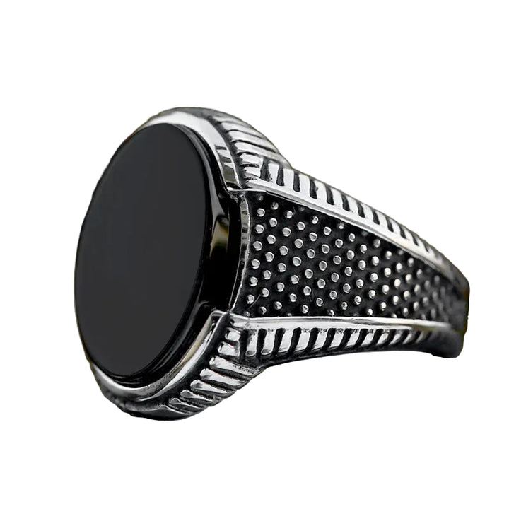 Anel Masculino Black Stone