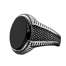 Anel Masculino Black Stone