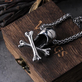 Colar de Caveira Pirata - Rocktude