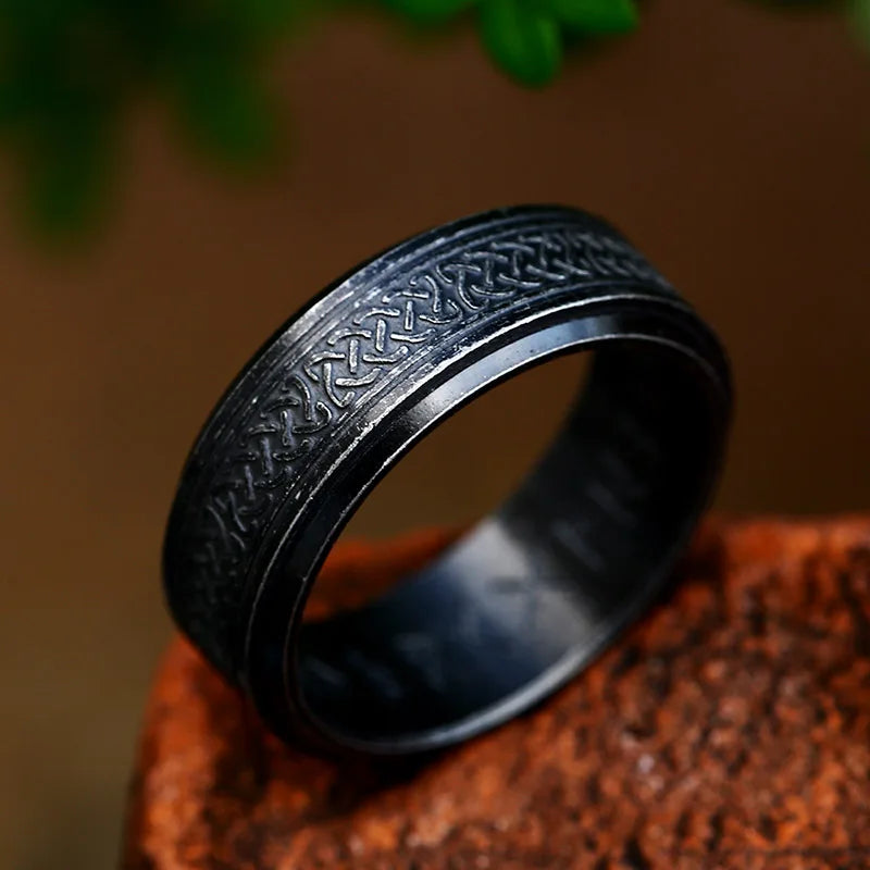 Anel Clássico Viking Rune