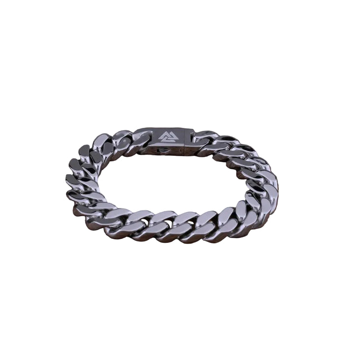 Pulseira Corrente Cast Cuban Aço Inox - Rocktude