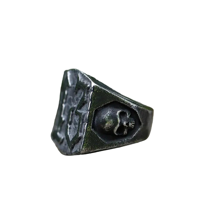 Anel de Caveira Numero 13 - Rocktude
